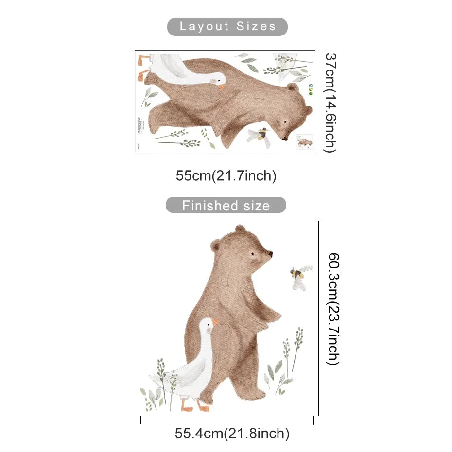 מדבקות קיר לחדרי ילדים