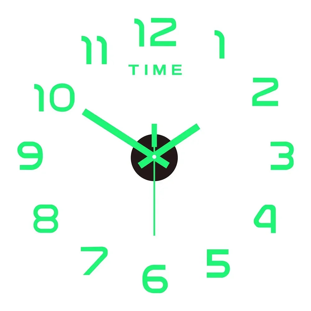 (40 ס"מ) שעון קיר דקורטיבי תלת־ממדי