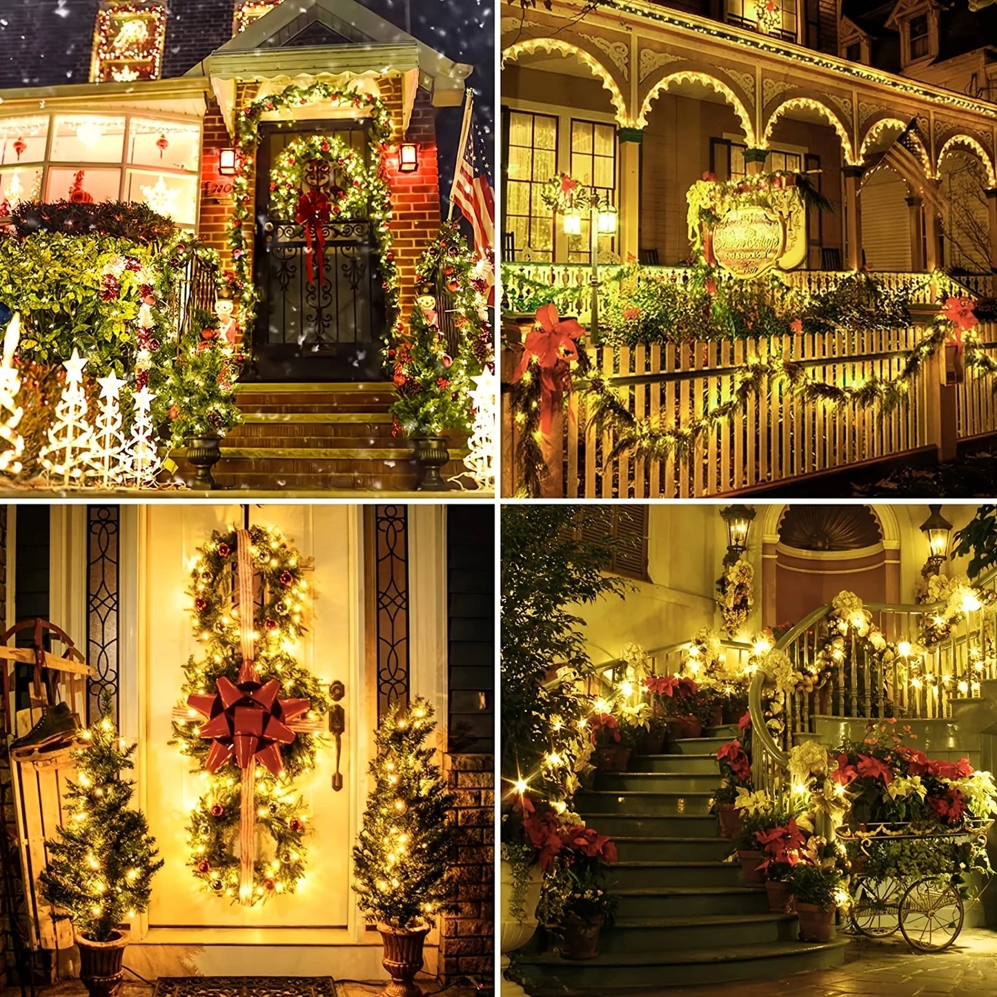 שרשרת אורות סולארית לגינה