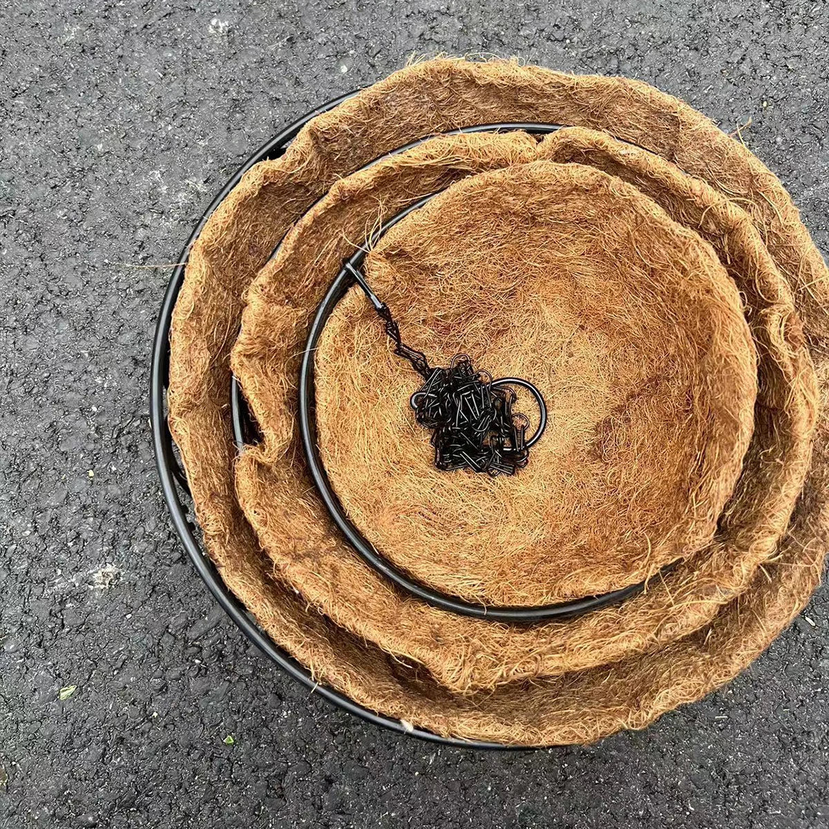 עציץ תלוי בעיצוב קוקוס